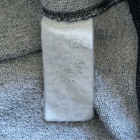 KENZO Paris Big Tiger Embroidered Logo Gray Sweatshirt - Picture 4 of 5